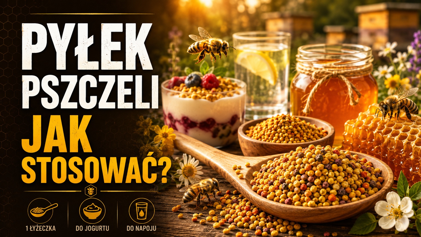 pyłek pszczeli jak stosować